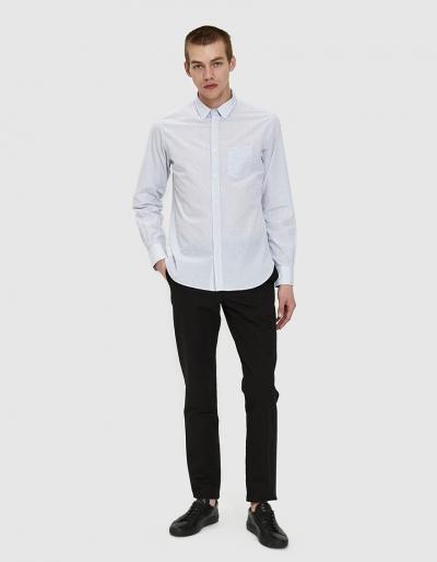 Officine Generale Paul Linen Pant In Black