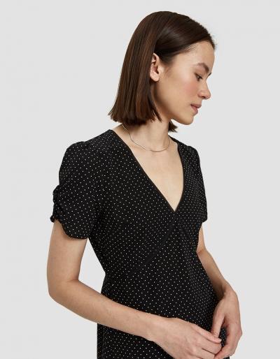 Farrow Poire Empire Dress