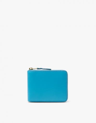 Comme Des Gar Ons Wallet Classic Leather Line Sa7100 Wallet In Blue