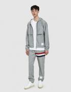 Thom Browne Zip Up Hoodie In