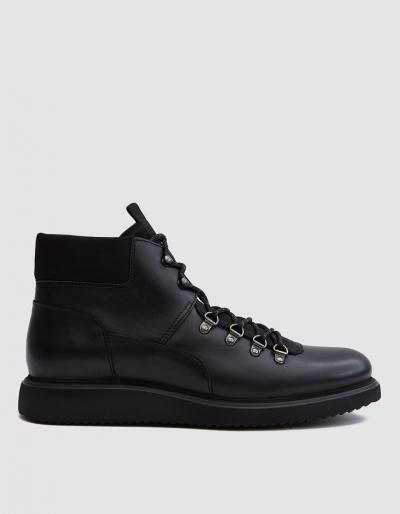Hudson London Stange Calf In Black