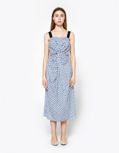 Caron Callahan Donna Dress In Indian Print