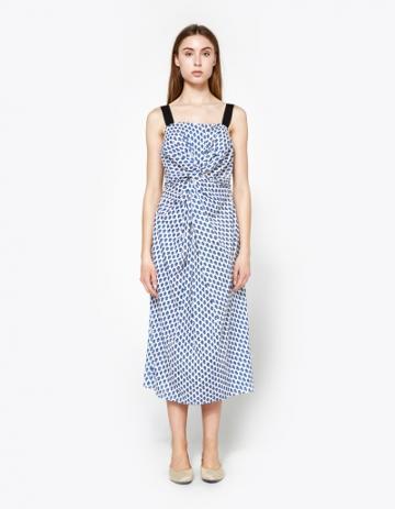 Caron Callahan Donna Dress In Indian Print