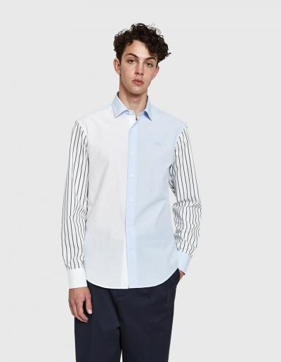 J.w. Anderson Mixed Shirt With Embroidery