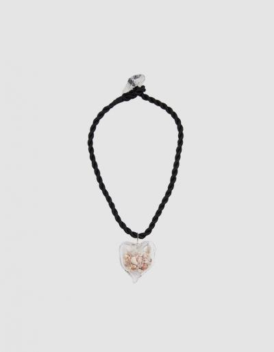 Maryam Nassir Zadeh Shell Heart Necklace