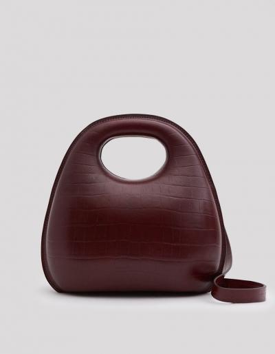 Lemaire Egg Bag In Grape