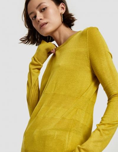 Farrow Angelica Sweater In Chartreuse