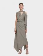 A.w.a.k.e. Checkered Asymmetry Dress