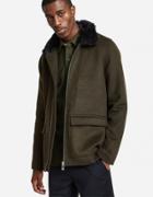 Han Kjobenhavn Wool Air Jacket In Green