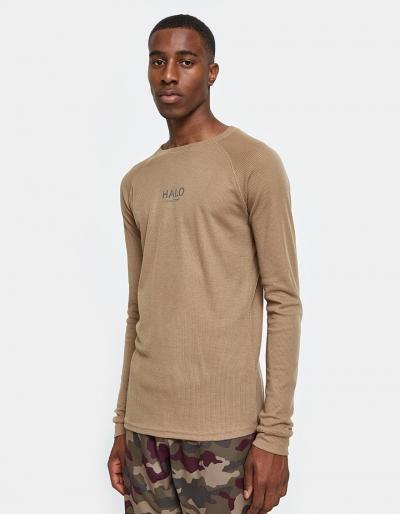 Halo Military Long Sleeve Tee In Desert Camel