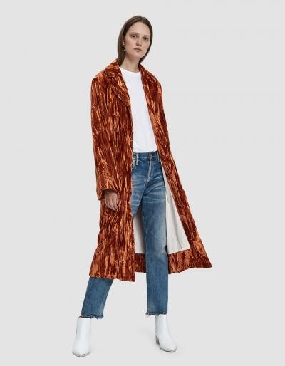 Collina Strada Easy E Crushed Velvet Jacket