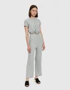 Farrow Vina Ribbed Jumpsuit In Heather Grey