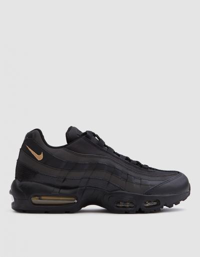 Nike Nike Air Max 95 Premium Se Shoe In Black/gold