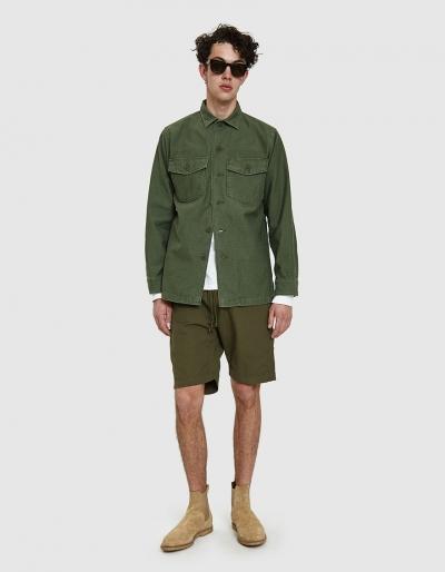 Orslow Us Army Shirt In Green Used