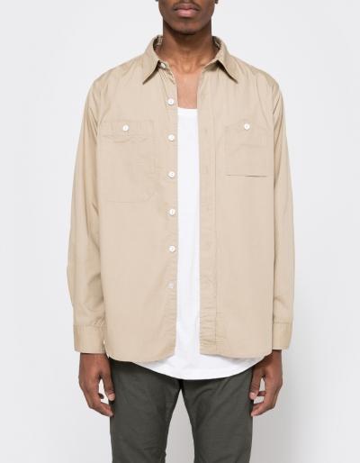 Engineered Garments Khaki Pima Poplin Work