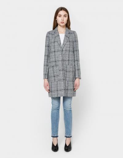 Stelen Plaid Oversized Coat