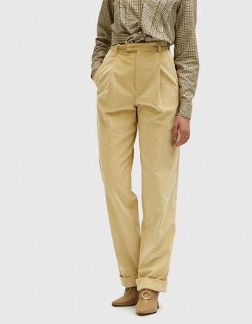 Da/da Diane Ducasse Straight Trousers In Wheat