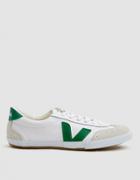 Veja Volley Canvas Sneaker In White Emerald