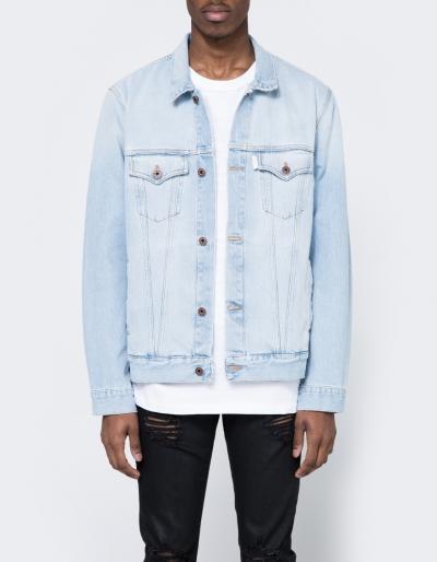 Off-white Scorpion Denim Jacket Bleach White