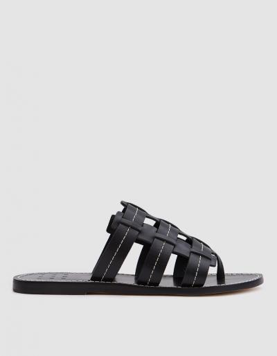 Trademark Cage Vachetta Sandal In Black