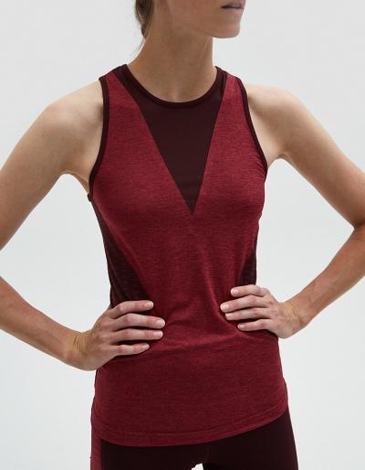 Adidas By Stella Mccartney Training Tank In Dark Burgundy