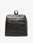 Kara Leather Backpack In Black