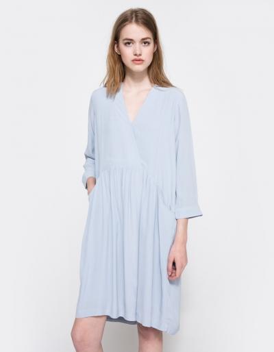 Just Female Lola Dress In Celestial Blue