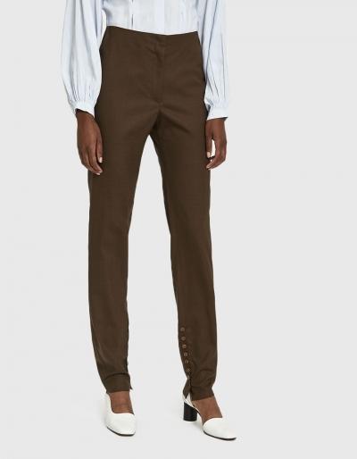Lemaire Buttoned Wool Pant