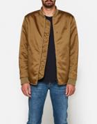 Acne Studios Mylon Matt Jacket In Acorn Green