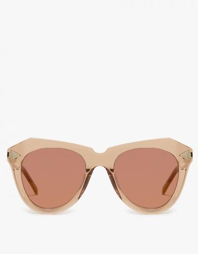 Karen Walker One Star In Crystal Brown/gold