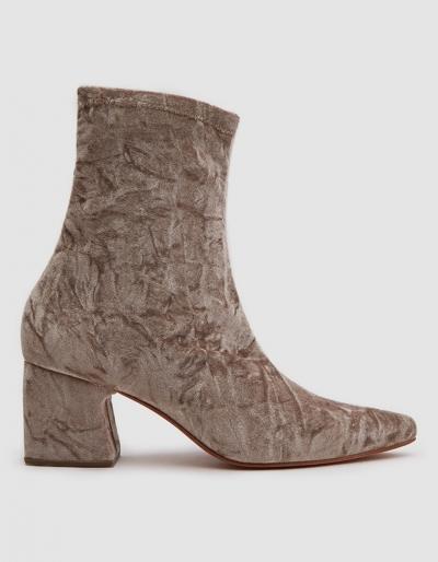Rachel Comey Zaha Stretch Velvet Bootie