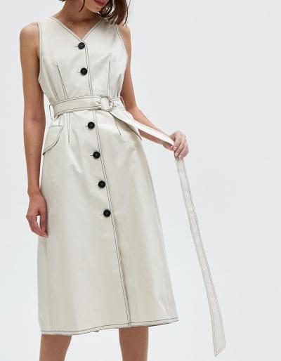 Kimhekim Sleeveless Trench