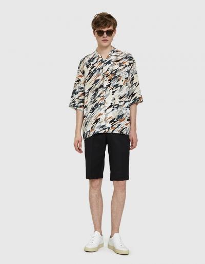 Sacai Tuxedo Group Shorts In Black