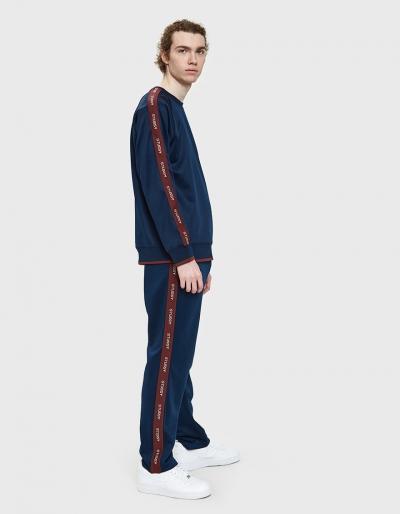 St Ssy Poly Track Pant In Navy