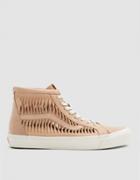 Vault By Vans Twisted Leather Sk8-hi Reissue Lx Sneaker In Amberlight/marshmallow