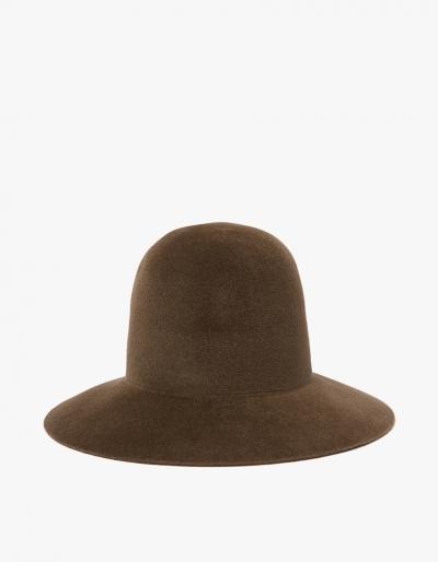 Clyde Short Brim Dome Hat In Dark