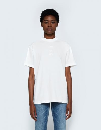 Adidas X Alexander Wang Logo Tee In White