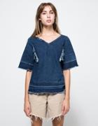Rachel Comey Selma Top In Indigo