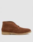 Hudson London Hatchard Suede Boot In Tan