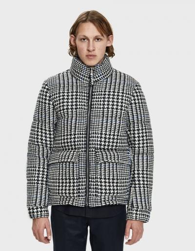A Kind Of Guise Dunai Wool Puffer Jacket In Check