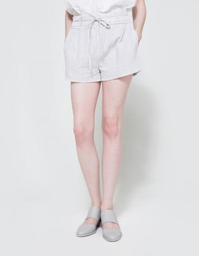 Farrow Pin Stripe Shorts W/ Tie Waist