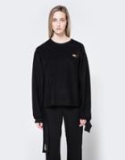 Collina Strada Sweatshirt Grommeted In Black
