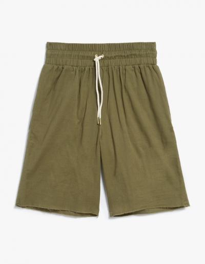 Aim  Leon Dore Cotton Basketball Shorts In Olive