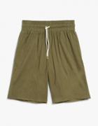 Aim  Leon Dore Cotton Basketball Shorts In Olive