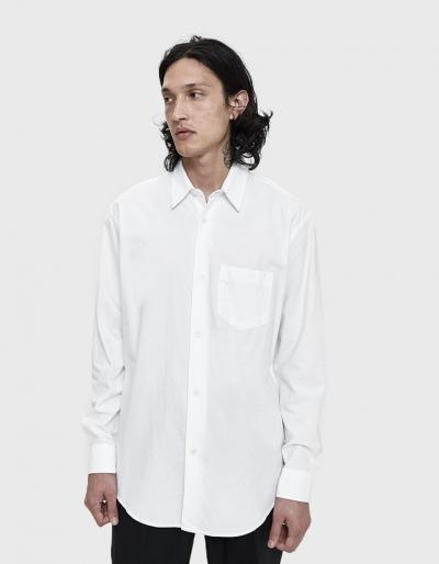 Our Legacy Initial Button Up Shirt In White Bedsheet Cotton