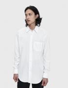 Our Legacy Initial Button Up Shirt In White Bedsheet Cotton