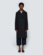 Lemaire Trench Coat In Black