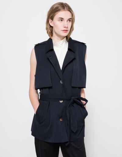 Ganni Brown Waistcoat