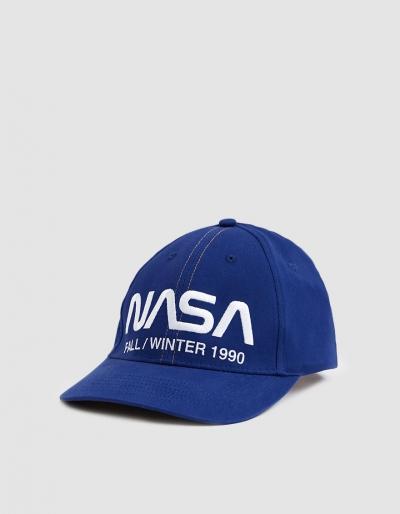 Heron Preston Nasa Cap In Blue White