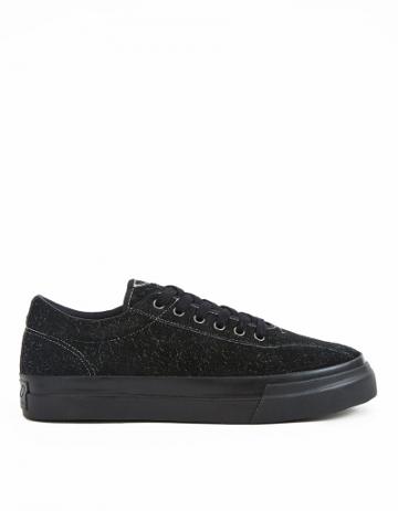 S.w.c. Dellow Hairy Suede Sneaker In Black